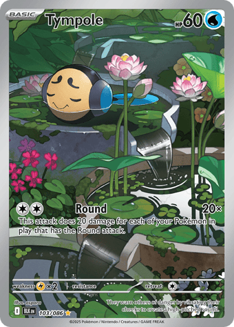 Tympole Black Bolt Pokemon Card