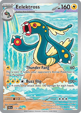 Eelektross Black Bolt Pokemon Card