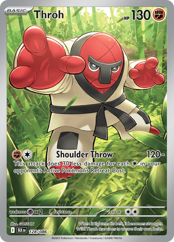 Throh Black Bolt Pokemon Card
