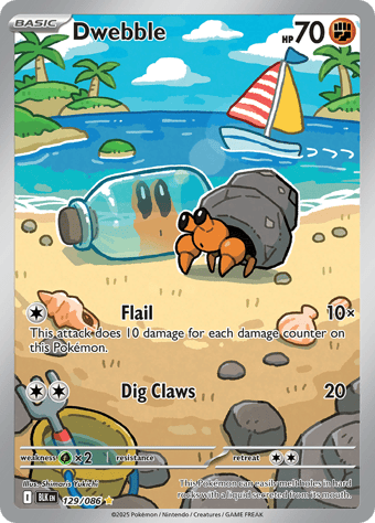 Dwebble Black Bolt Pokemon Card