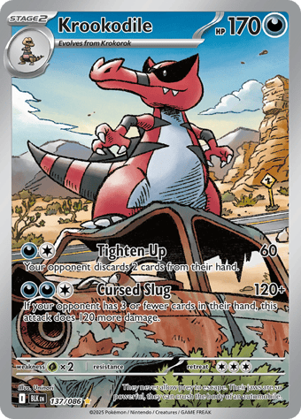 Krookodile Black Bolt Pokemon Card