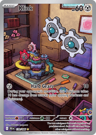 Klink Black Bolt Pokemon Card