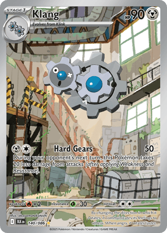 Klang Black Bolt Pokemon Card