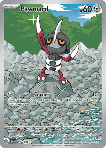Pawniard Black Bolt Pokemon Card