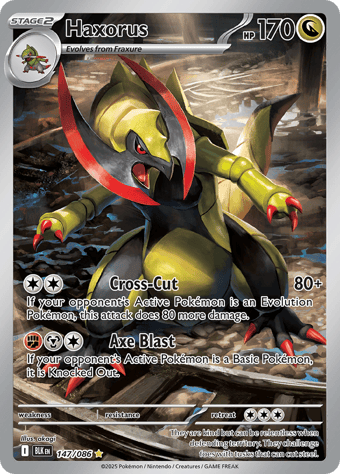 Haxorus Black Bolt Pokemon Card