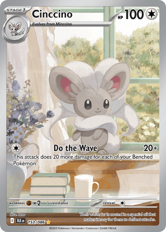Cinccino Black Bolt Pokemon Card