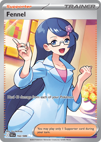 Fennel Black Bolt Pokemon Card