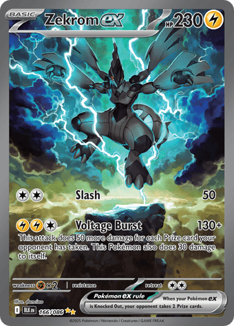 Zekrom EX Black Bolt Pokemon Card