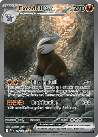 Excadrill EX Black Bolt Pokemon Card