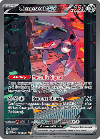 Genesect EX Black Bolt Pokemon Card