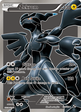 Zekrom Black & White Pokemon Card