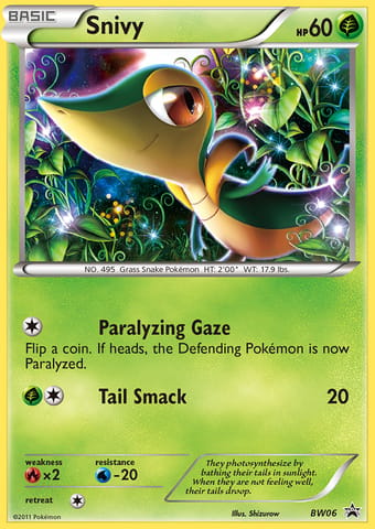 Snivy BW Black Star Promos Pokemon Card