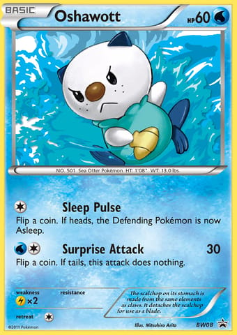 Oshawott BW Black Star Promos Pokemon Card