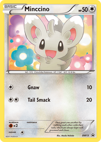 Minccino BW Black Star Promos Pokemon Card