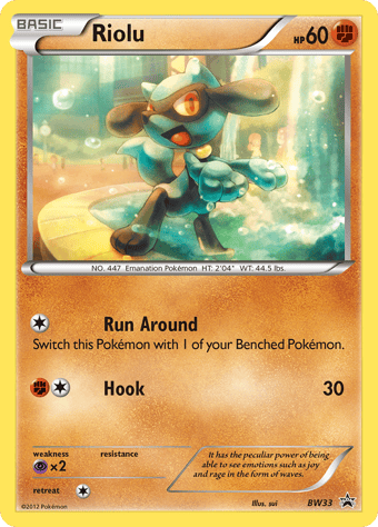 Riolu BW Black Star Promos Pokemon Card