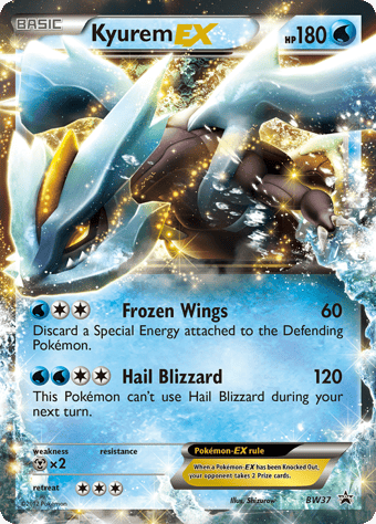 Kyurem-EX BW Black Star Promos Pokemon Card