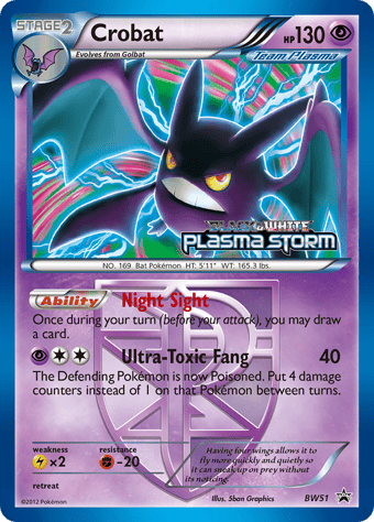 Crobat BW Black Star Promos Pokemon Card