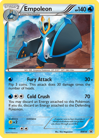 Empoleon BW Black Star Promos Pokemon Card