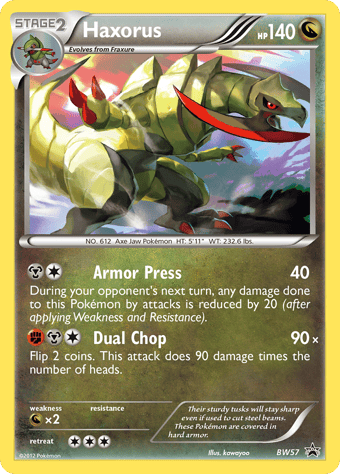 Haxorus BW Black Star Promos Pokemon Card