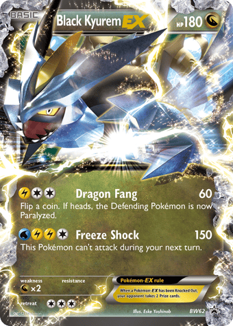 Black Kyurem-EX BW Black Star Promos Pokemon Card