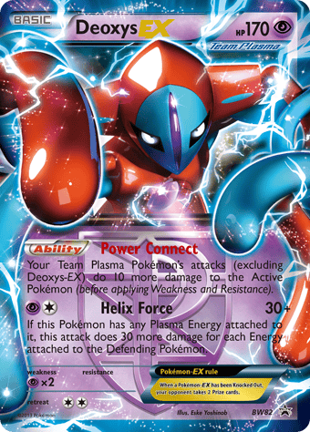 Deoxys-EX BW Black Star Promos Pokemon Card