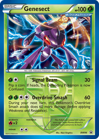 Genesect BW Black Star Promos Pokemon Card