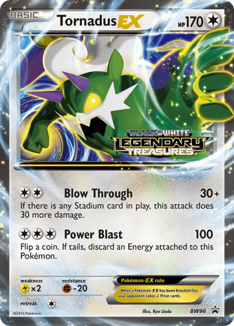 Tornadus-EX BW Black Star Promos Pokemon Card