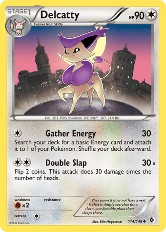 Delcatty Boundaries Crossed Pokemon Card