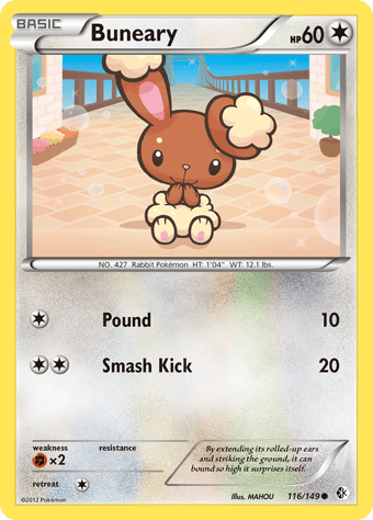 Buneary Boundaries Crossed Pokemon Card