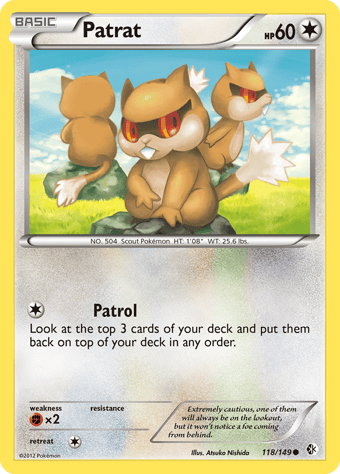 Patrat Boundaries Crossed Pokemon Card