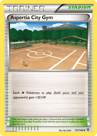 Aspertia City Gym Boundaries Crossed Pokemon Card