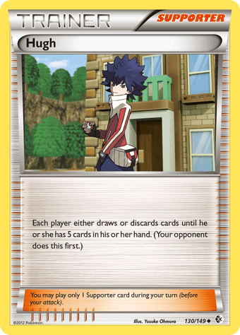Hugh Boundaries Crossed Pokemon Card
