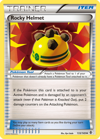 Rocky Helmet Boundaries Crossed Pokemon Card