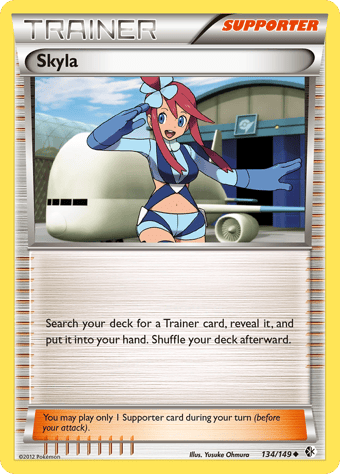 Skyla Boundaries Crossed Pokemon Card