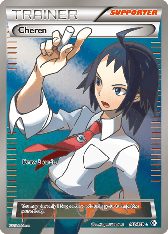 Cheren Boundaries Crossed Pokemon Card