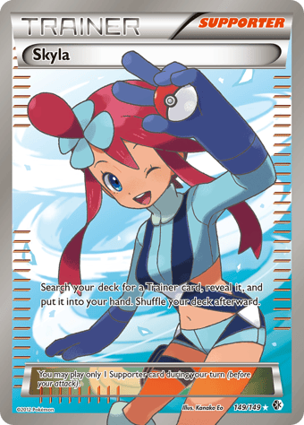 Skyla Boundaries Crossed Pokemon Card
