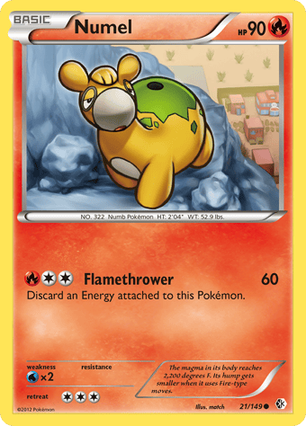 Numel Boundaries Crossed Pokemon Card