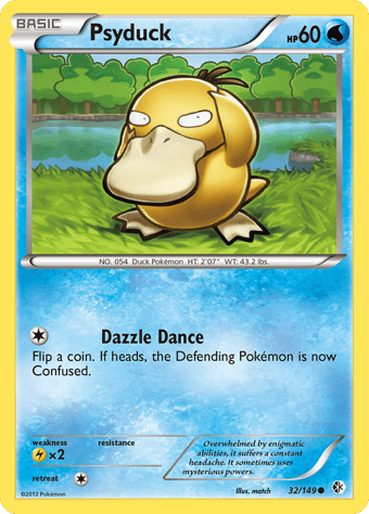 Psyduck Boundaries Crossed Pokemon Card