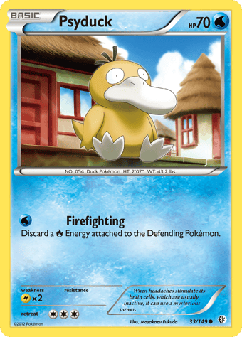 Psyduck Boundaries Crossed Pokemon Card