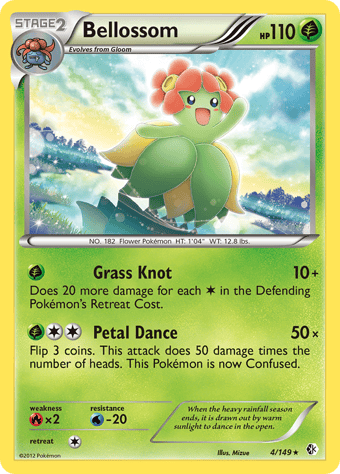 Bellossom Boundaries Crossed Pokemon Card