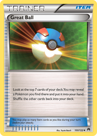 Great Ball BREAKpoint Pokemon Card