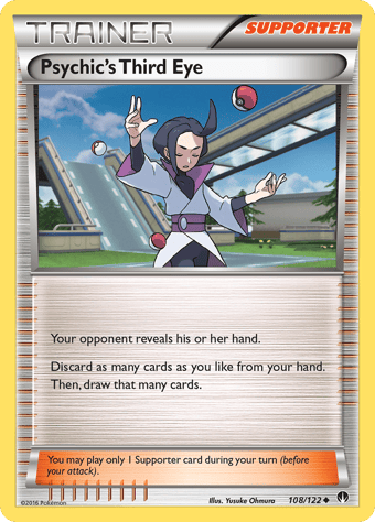 Psychic's Third Eye BREAKpoint Pokemon Card