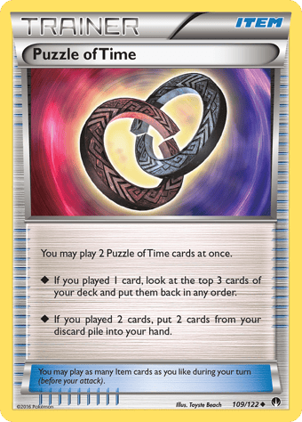 Puzzle of Time BREAKpoint Pokemon Card