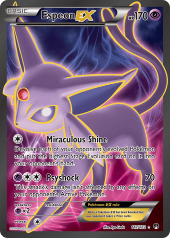 Espeon-EX BREAKpoint Pokemon Card