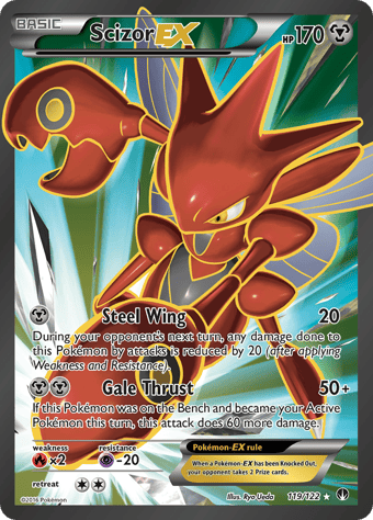 Scizor-EX BREAKpoint Pokemon Card