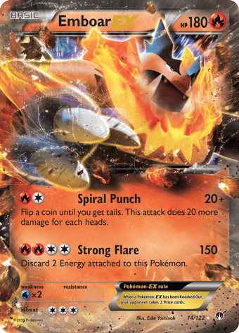 Emboar-EX BREAKpoint Pokemon Card