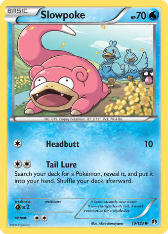 Slowpoke BREAKpoint Pokemon Card