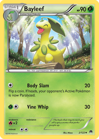 Bayleef BREAKpoint Pokemon Card