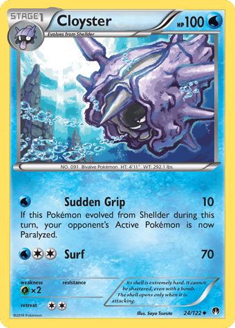 Cloyster BREAKpoint Pokemon Card