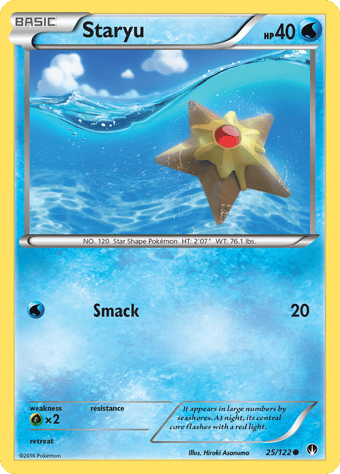 Staryu BREAKpoint Pokemon Card